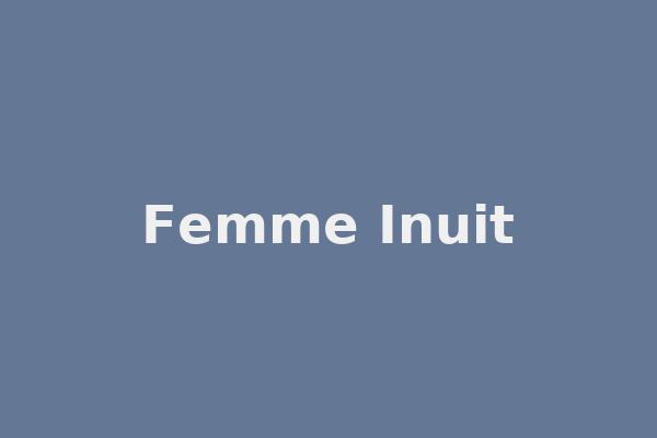 Femme Inuit