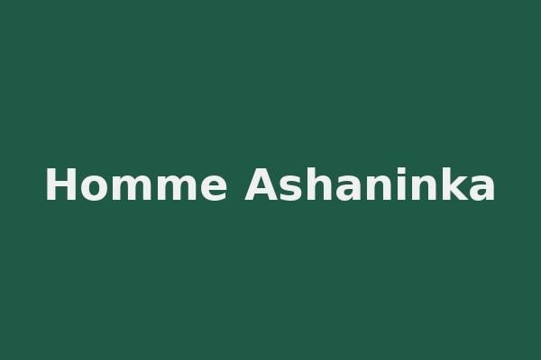 Homme Ashaninka